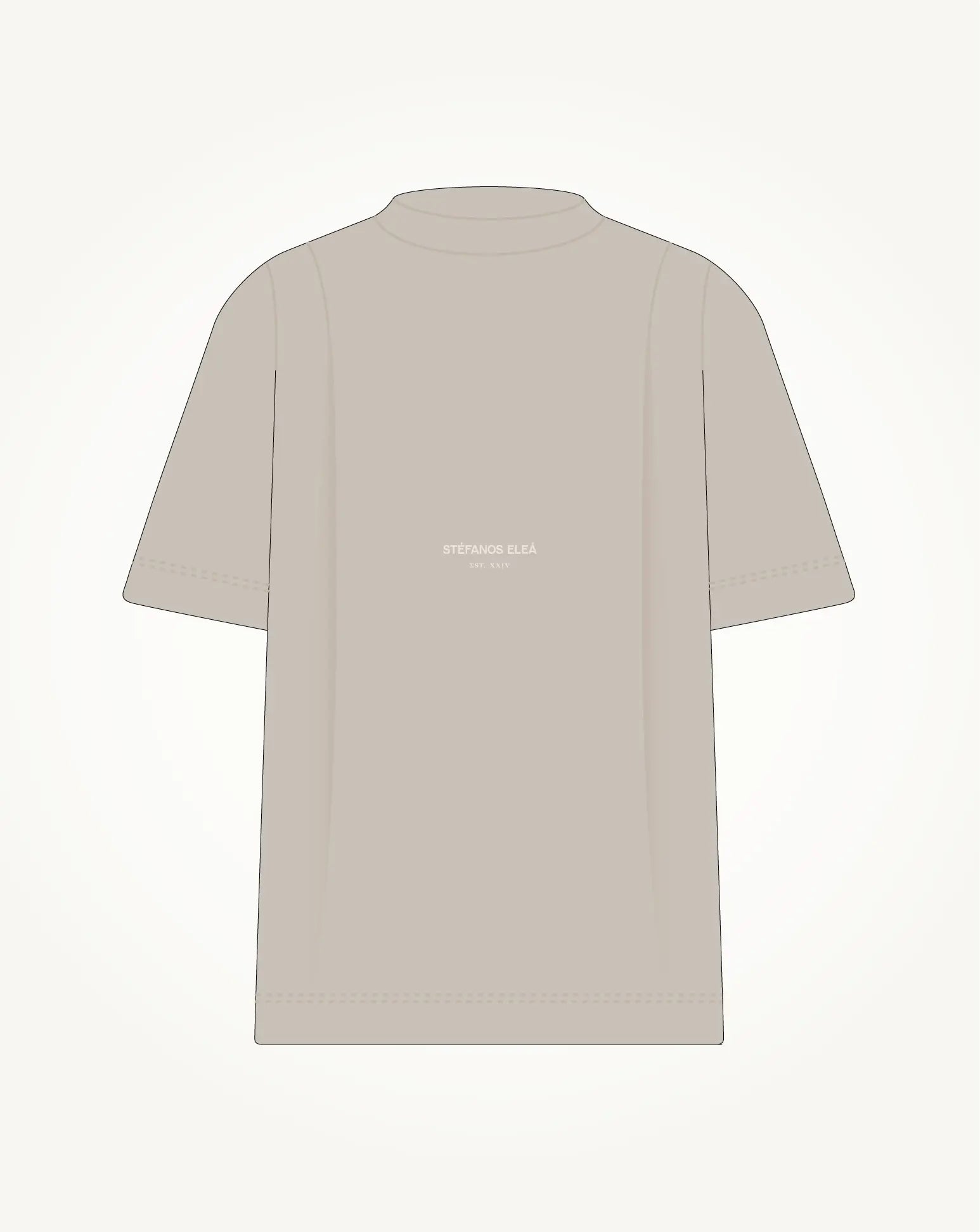 Logo T-Shirt | Stone  T-Shirts    Stéfanos Eleá