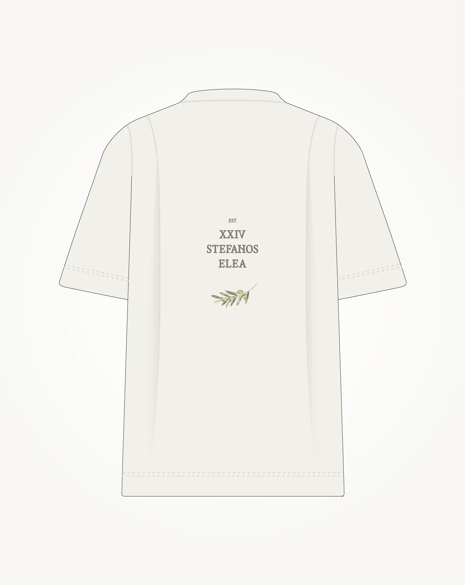 Script T-Shirt | Bone  T-Shirts    Stéfanos Eleá