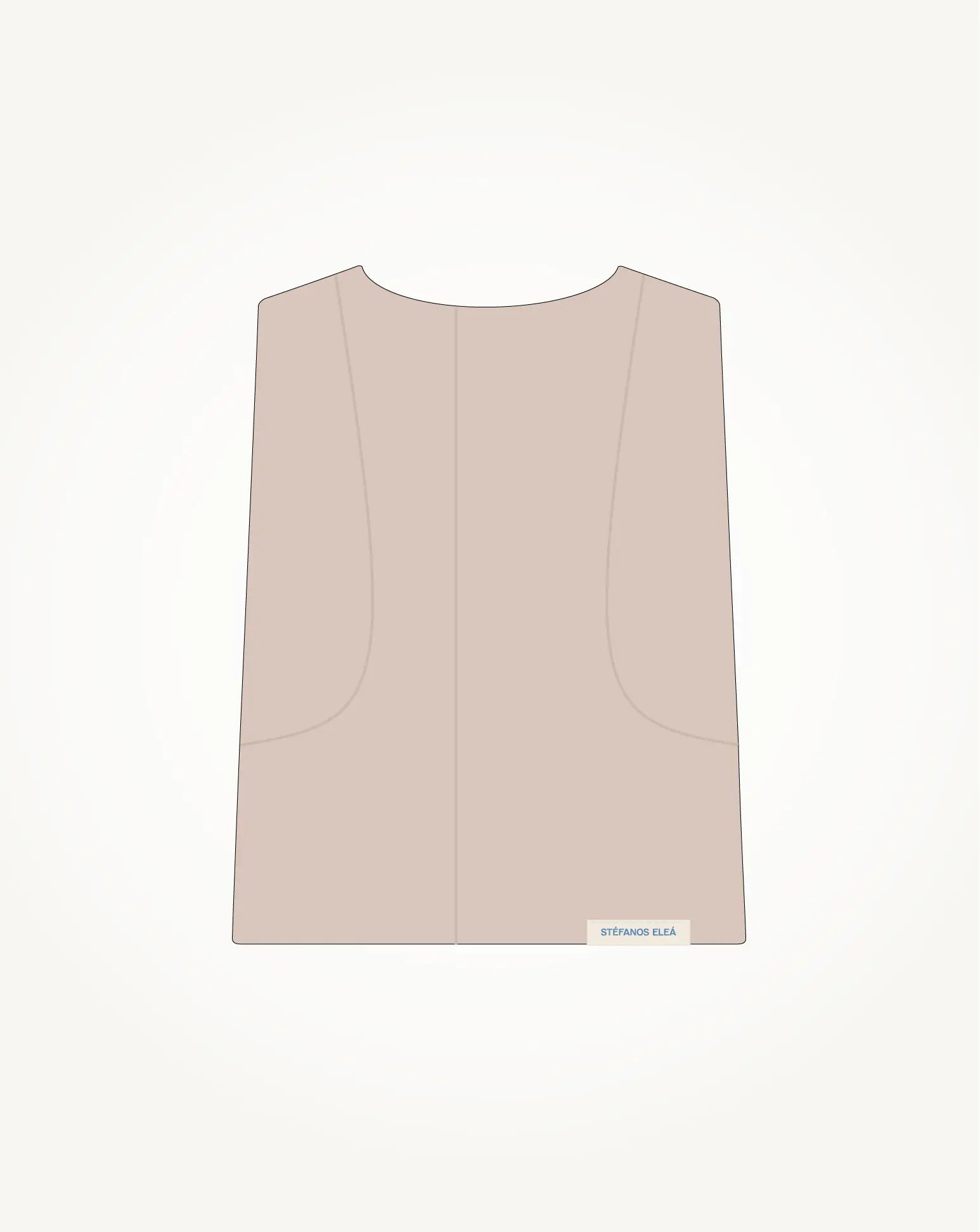 Woven Gilet | Clay  Overwear    Stéfanos Eleá