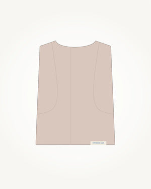 Woven Gilet | Clay  Overwear    Stéfanos Eleá